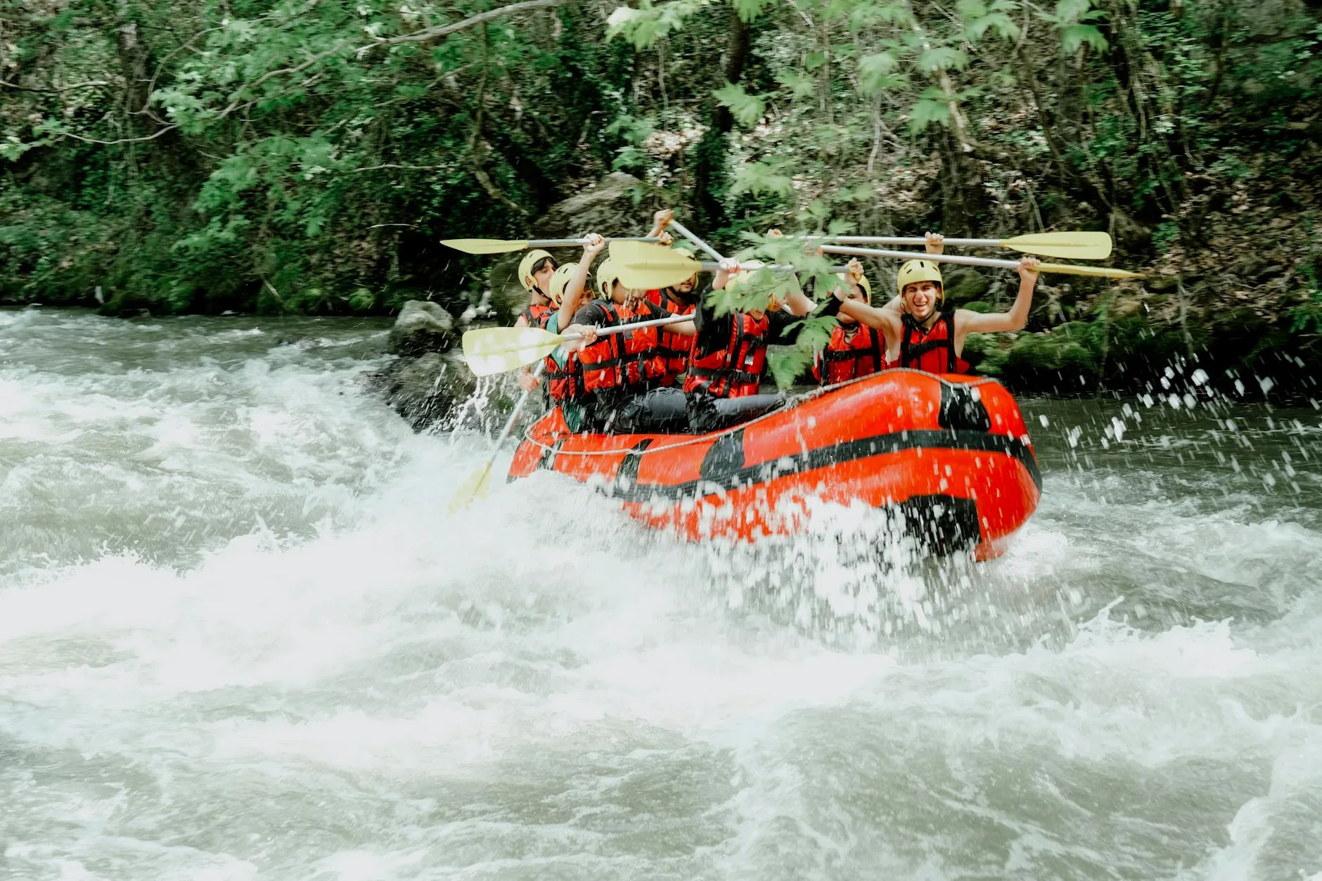 Les parcours de rafting